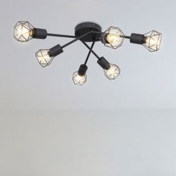 Globo Lighting Xara I lampa podsufitowa 6x40W czarna 54802S-6