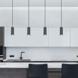 Globo Lighting Robby lampa wisząca 1x35W grafit/drewno 57911HG