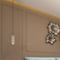 Globo Lighting Robby lampa wisząca 1x35W czarny/mosiądz 57911HM