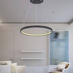 Globo Lighting Ralph lampa wisząca 1x19W LED czarny mat/opal 67192-19B