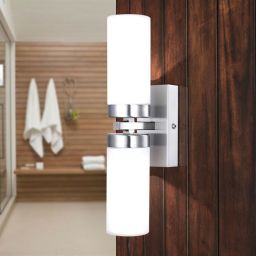 Globo Lighting Space kinkiet 2x40W nikiel/opal 7816