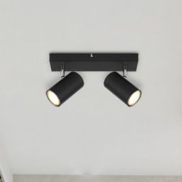 Globo Lighting Robby lampa podsufitowa 2x35 W czarna-chrom 57911-2B