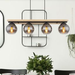 Globo Lighting Conni lampa wisząca 4x25 W czarna 15569-4H