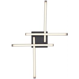 Globo Lighting Tansy I lampa podsufitowa 1x24W LED czarny mat/opal 67129-24