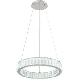 Globo Lighting Mucky lampa wisząca 1x50W chrom/kryształ 67162-50