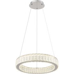 Globo Lighting Mucky lampa wisząca 1x50W chrom/kryształ 67162-50