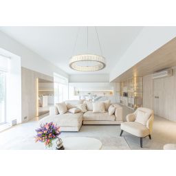 Globo Lighting Mucky lampa wisząca 1x50W chrom/kryształ 67162-50