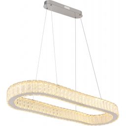 Globo Lighting Mucky lampa wisząca 1x58W chrom/kryształ 67162-58