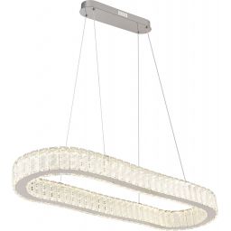 Globo Lighting Mucky lampa wisząca 1x58W chrom/kryształ 67162-58