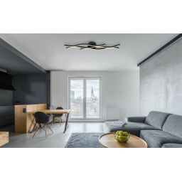 Globo Lighting Geronimo lampa podsufitowa 3x35W czarny mat 67206D