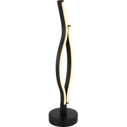 Globo Lighting Geronimo lampa stołowa 2x12W czarny mat 67206T