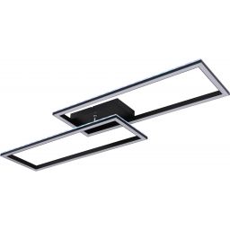 Globo Lighting Jeep lampa podsufitowa 2x40W czarny mat 67278-40