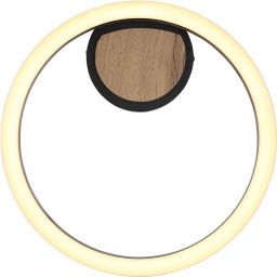 Globo Lighting Beatrix lampa podsufitowa 1x12W czarny mat/drewno 67298D