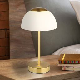 Globo Lighting Sarima lampa stołowa 1x2,5 W mosiądz 21014M