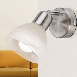 Globo Lighting Daytona kinkiet 1x5 W biały-nikiel 818901016X