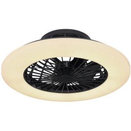 Globo Lighting Travo lampowentylator podsufitowy 1x30 W czarna 03628B