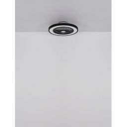 Globo Lighting Blizzak lampowentylator podsufitowy 1x45 W biała-czarna 03653