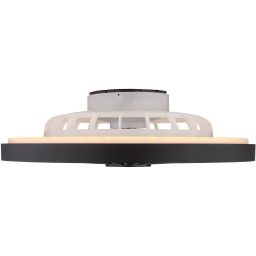 Globo Lighting Blizzak lampowentylator podsufitowy 1x45 W biała-czarna 03653