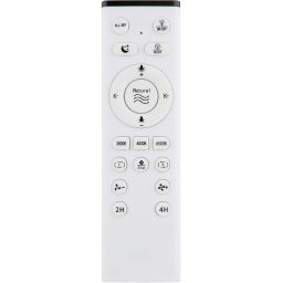 Globo Lighting Blizzak lampowentylator podsufitowy 1x45 W biała-czarna 03653