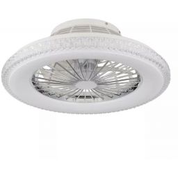 Globo Lighting Corusso lampowentylator podsufitowy 1x40 W biała-chrom 03654