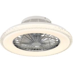 Globo Lighting Corusso lampowentylator podsufitowy 1x40 W biała-chrom 03654