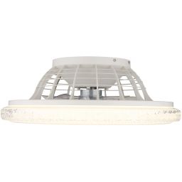 Globo Lighting Corusso lampowentylator podsufitowy 1x40 W biała-chrom 03654