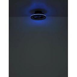 Globo Lighting Deanne lampa podsufitowa z wentylatorem 1x40 W czarna 03665