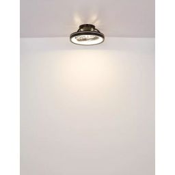 Globo Lighting Deanne lampa podsufitowa z wentylatorem 1x40 W czarna 03665