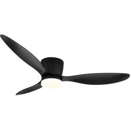 Globo Lighting Armando lampowentylator podsufitowy 1x20 W czarny mat 03666S