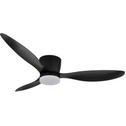 Globo Lighting Armando lampowentylator podsufitowy 1x20 W czarny mat 03666S