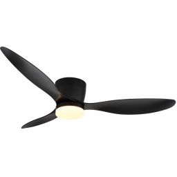 Globo Lighting Armando lampowentylator podsufitowy 1x20 W czarny mat 03666S