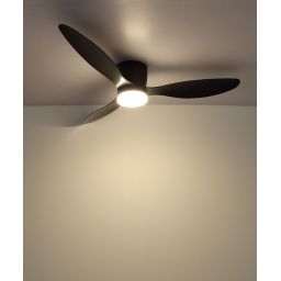 Globo Lighting Armando lampowentylator podsufitowy 1x20 W czarny mat 03666S