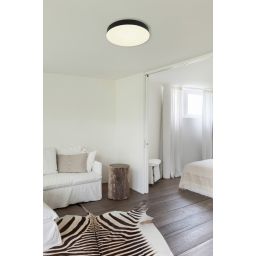 Globo Lighting Matthew plafon 1x24 W biały-czarny 12384-24