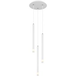 Globo Lighting Ryan lampa wisząca 3x4 W biała 15629W-3