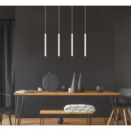 Globo Lighting Ryan lampa wisząca 4x4 W biała 15629W-4