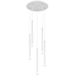 Globo Lighting Ryan lampa wisząca 5x4 W biała 15629W-5