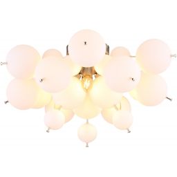 Globo Lighting Udo lampa podsufitowa 3x25 W biała-nikiel 15633DO