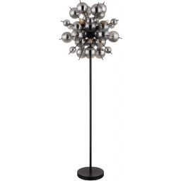 Globo Lighting Udo lampa stojąca 6x25 W czarna-przydymiona 15633SS