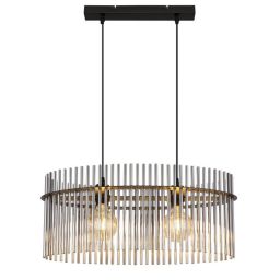 Globo Lighting Gorley lampa wisząca 2x60 W czarna 15698H3