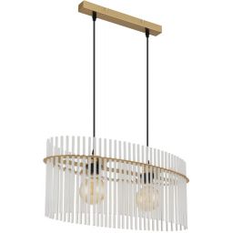 Globo Lighting Gorley lampa wisząca 2x60 W złota 15698H3M