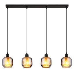 Globo Lighting Xia lampa wisząca 4x25 W czarna 15754-4H