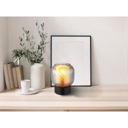 Globo Lighting Xia lampa stołowa 1x25 W czarna 15754T