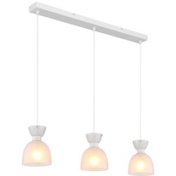 Globo Lighting Massey lampa wisząca 3x40 W biała 15769W-3