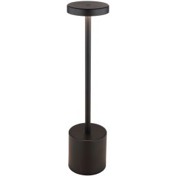 Globo Lighting Polina lampa stołowa 1x1,2 W biała-czarna 21019B