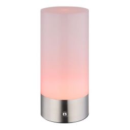Globo Lighting Lex lampa stołowa 1x1,8 W nikiel 21040RGB