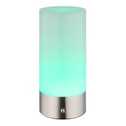 Globo Lighting Lex lampa stołowa 1x1,8 W nikiel 21040RGB