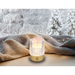 Globo Lighting Lizzy lampa stołowa 1x1 W złota 21044