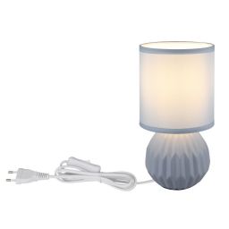 Globo Lighting Sylas lampa stołowa 1x40 W niebieska 21730B