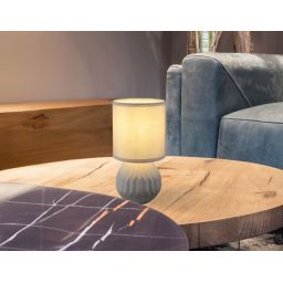 Globo Lighting Sylas lampa stołowa 1x40 W szara 21730G