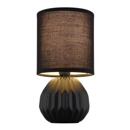 Globo Lighting Sylas lampa stołowa 1x40 W czarna 21730S